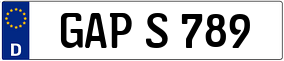 Truck License Plate